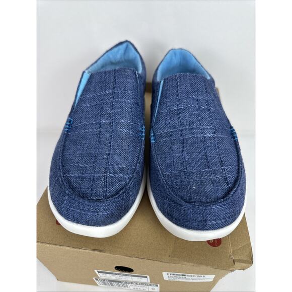 OrthoComfoot Womens Size 9 (EU 40) Blue Slip On Orthotic Walking Shoes - Picture 6 of 8